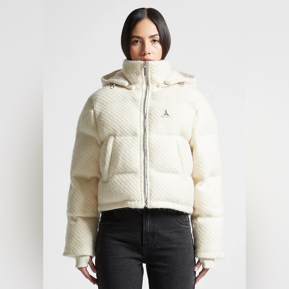 Maniere De Voir Textured Knit Puffer Sz 8, Brand New - Picture 1 of 3